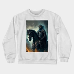 Death Knight On a Horse Crewneck Sweatshirt